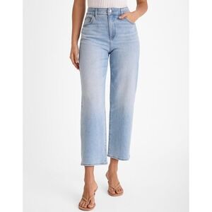 Express Womens Relaxed Straight Ankle High Rise Denim Jeans Size 14R NWT